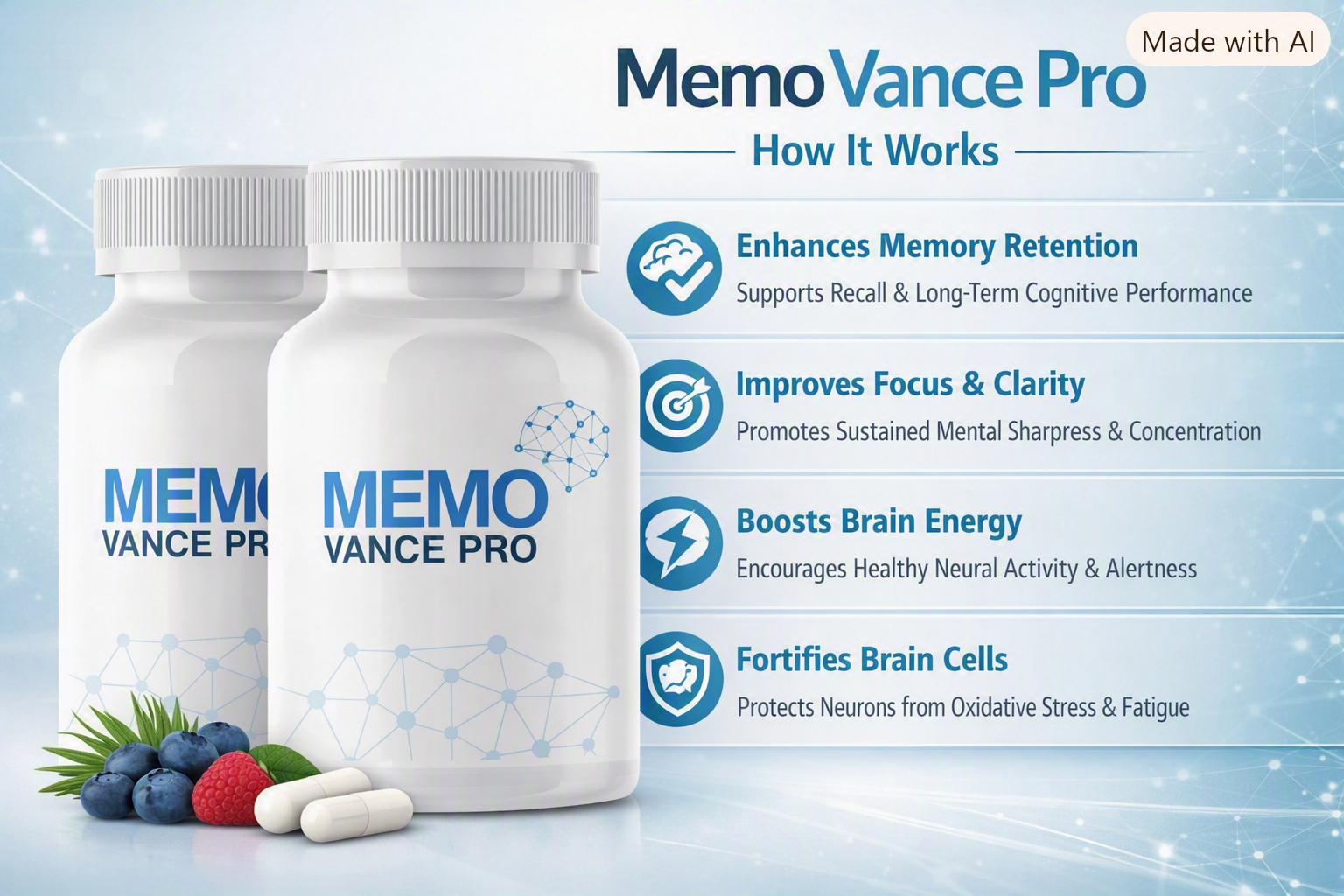 How Memovance Pro works